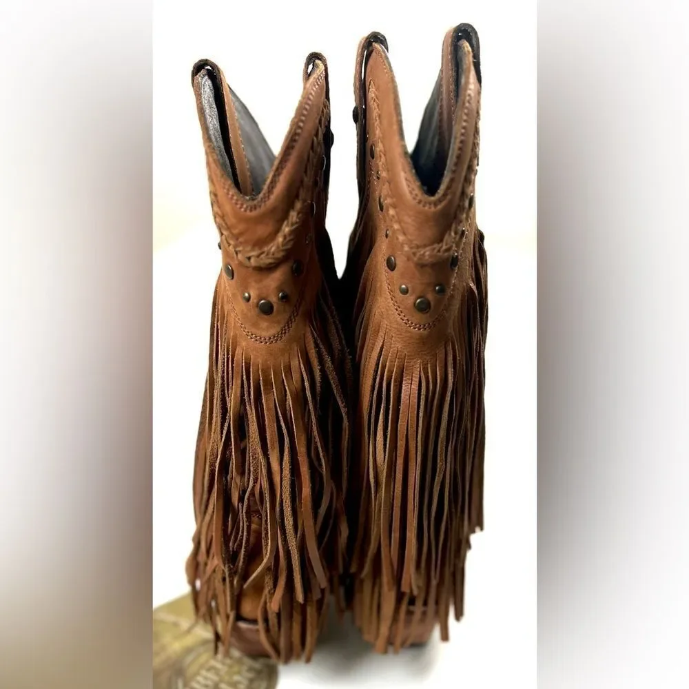 Liberty Black Vegas Fringe Faggie Boots LB71124 - Picture 6 of 14
